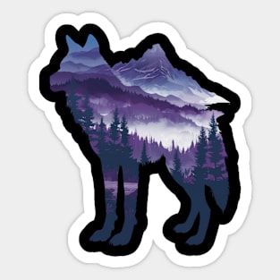 Wolf Urban Encounters Sticker